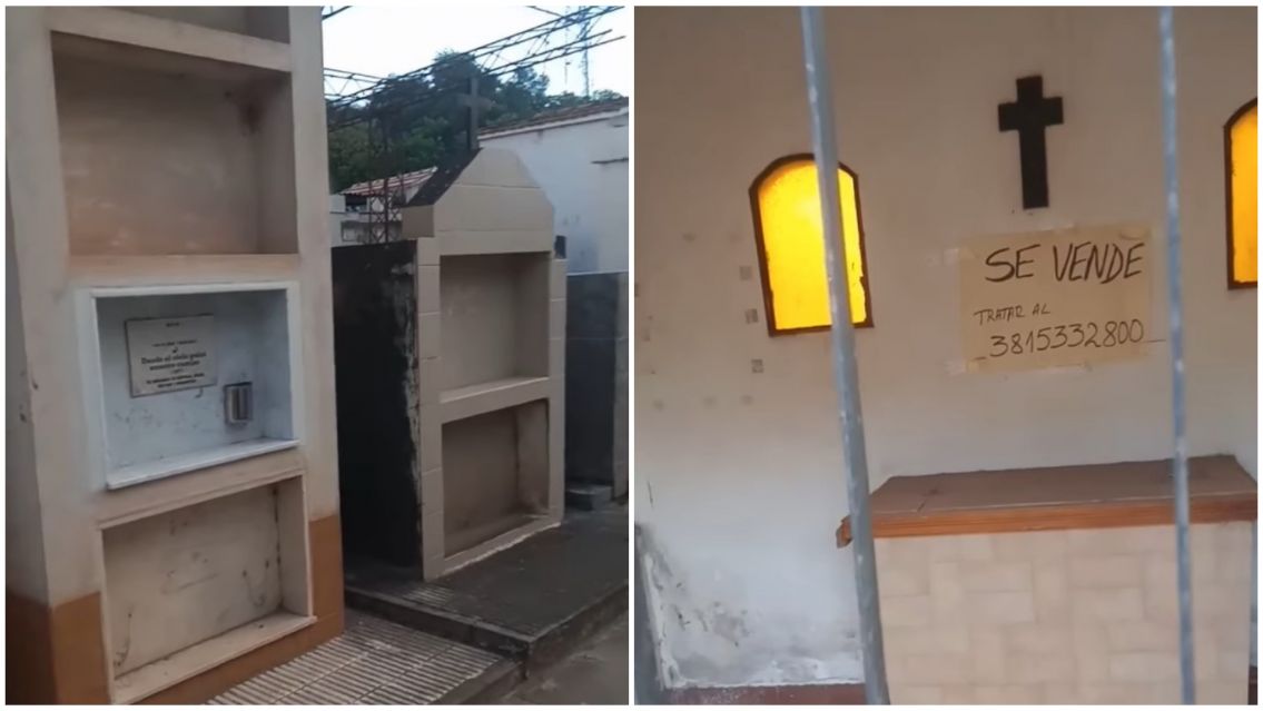 Ante la crisis, familias juje�as venden los nichos para juntar dinero