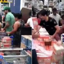 Se agarraron a las ñapis en un súper por los repelentes: duraron solo segundos