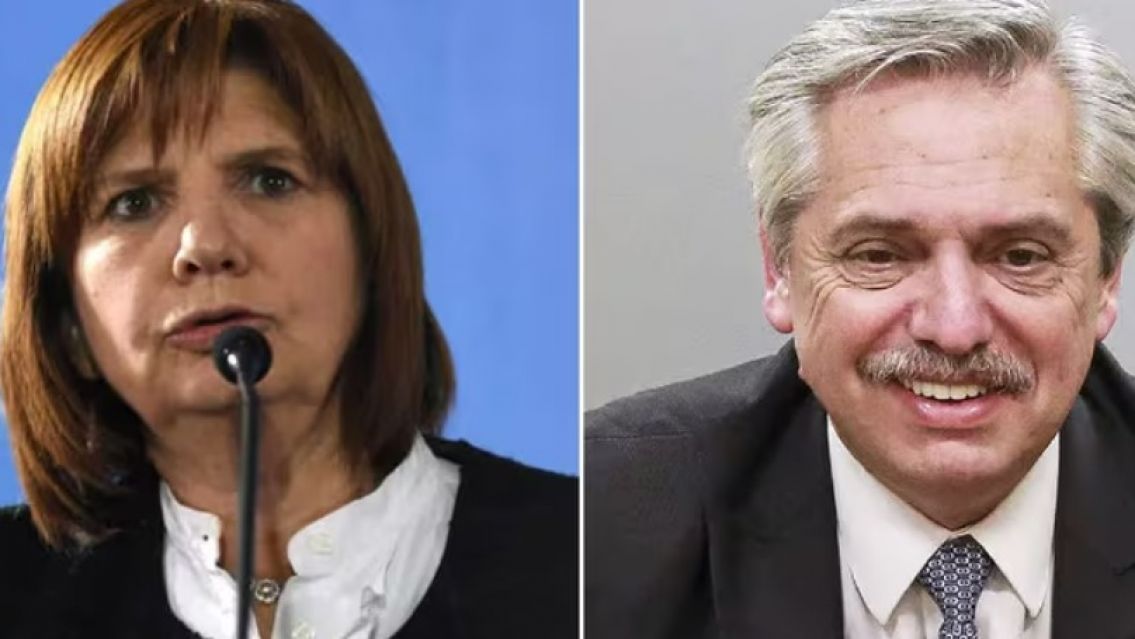 Patricia Bullrich fulminó a Alberto Fernández por criticar a Javier Milei: "Nunca fue presidente"