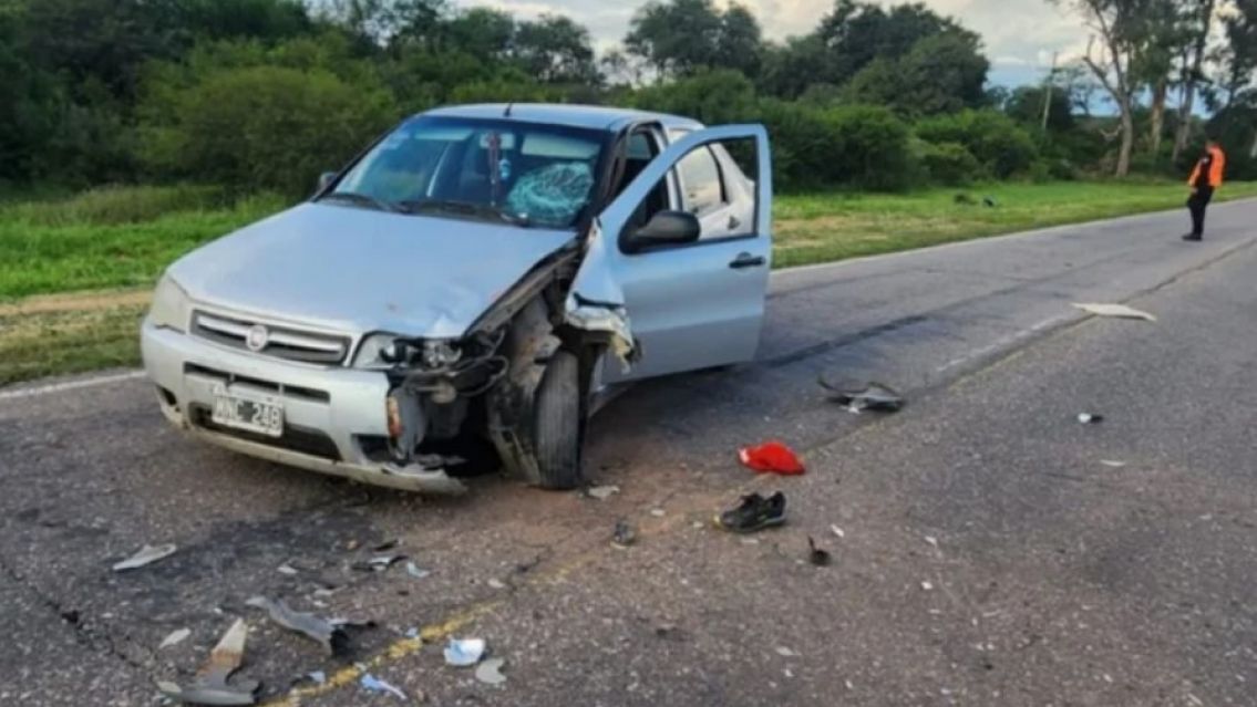 Murió el motociclista que fue embestido por un remis en la ruta provincial Nº 1