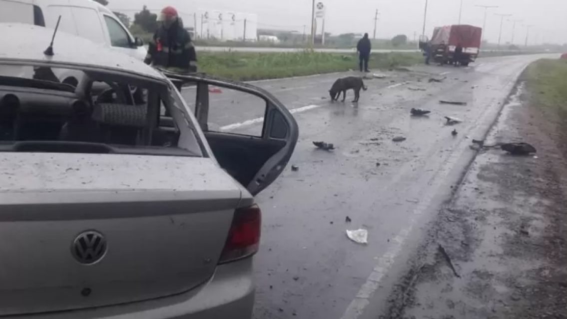 Accidente en Ruta Nacional 66, altura Palpal�: un conductor result� herido y est� en grave estado