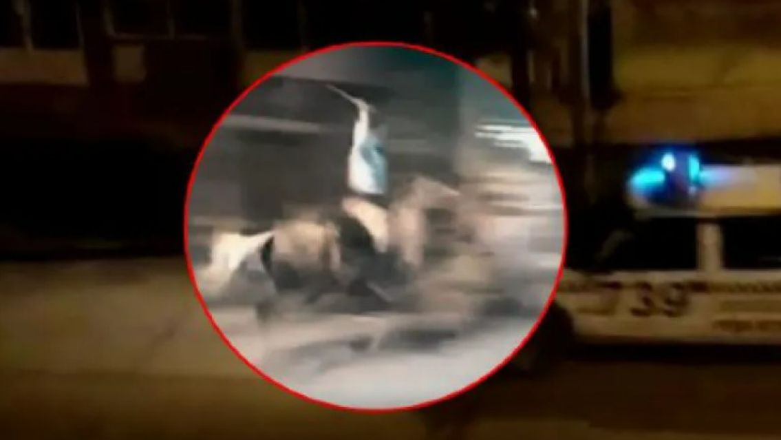 A los rebencazos: la ins�lita pelea entre gauchos y polic�as
