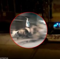 A los rebencazos: la insólita pelea entre gauchos y policías