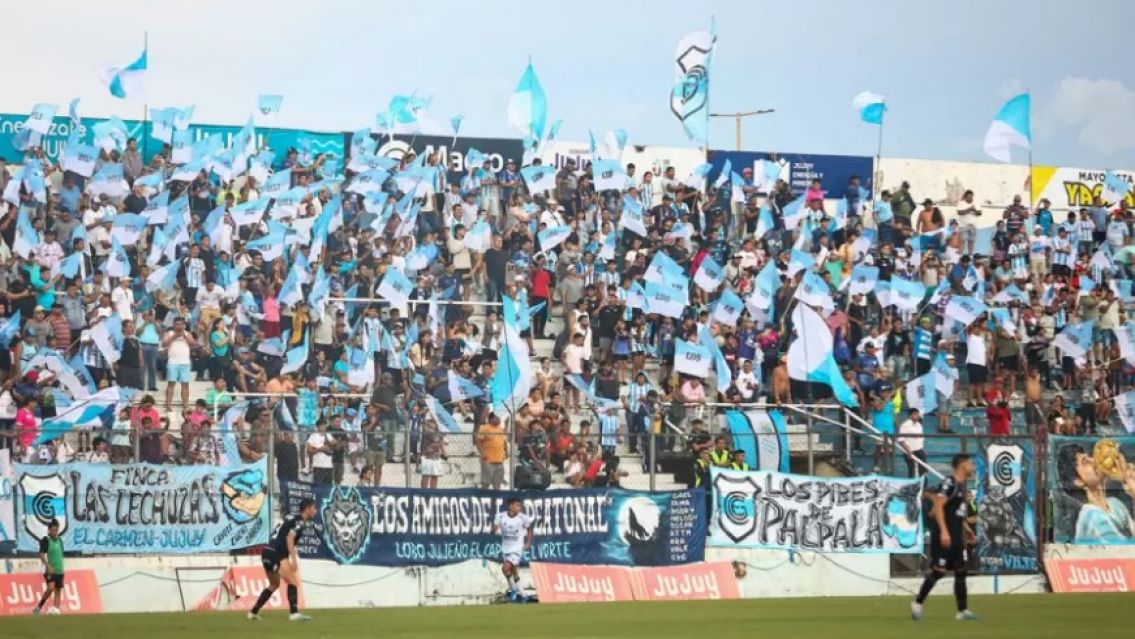 Habrá hinchada visitante en el clásico del norte: Gimnasia de Jujuy tendrá 2 mil entradas