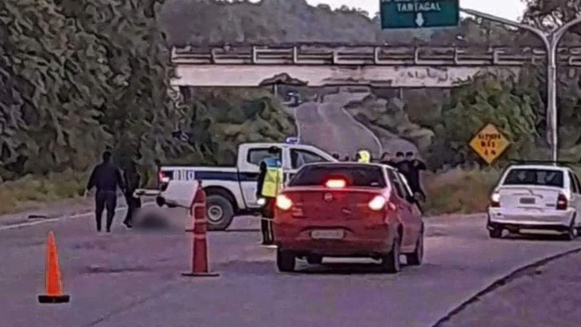 Misterio en Jujuy: camionero encontró un muerto sobre la ruta 34 en el ingreso a San Pedro