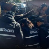 Terrible allanamiento en las 8 chatarreras más fuleras: qué encontraron