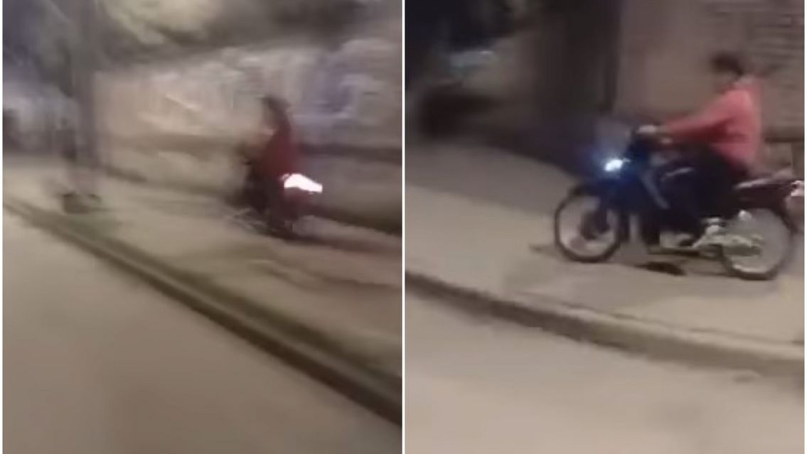 Descontrol total en Libertador: Motociclistas tomaron las veredas