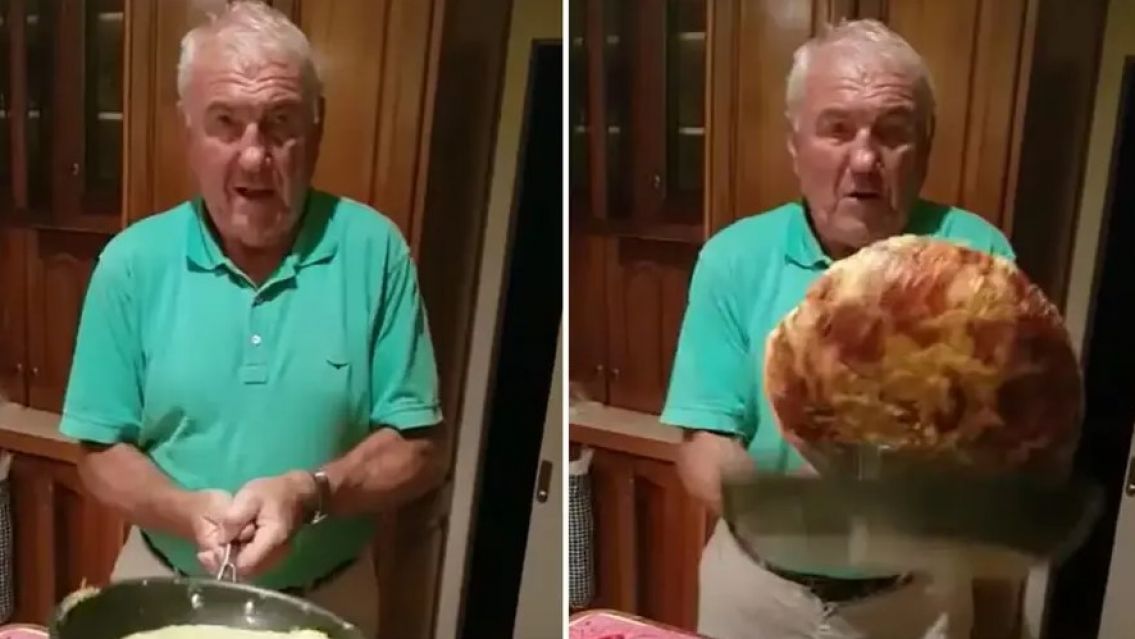 Jubilado se puso a cocinar tortilla de papa y casi termina internado: "Tenía..."