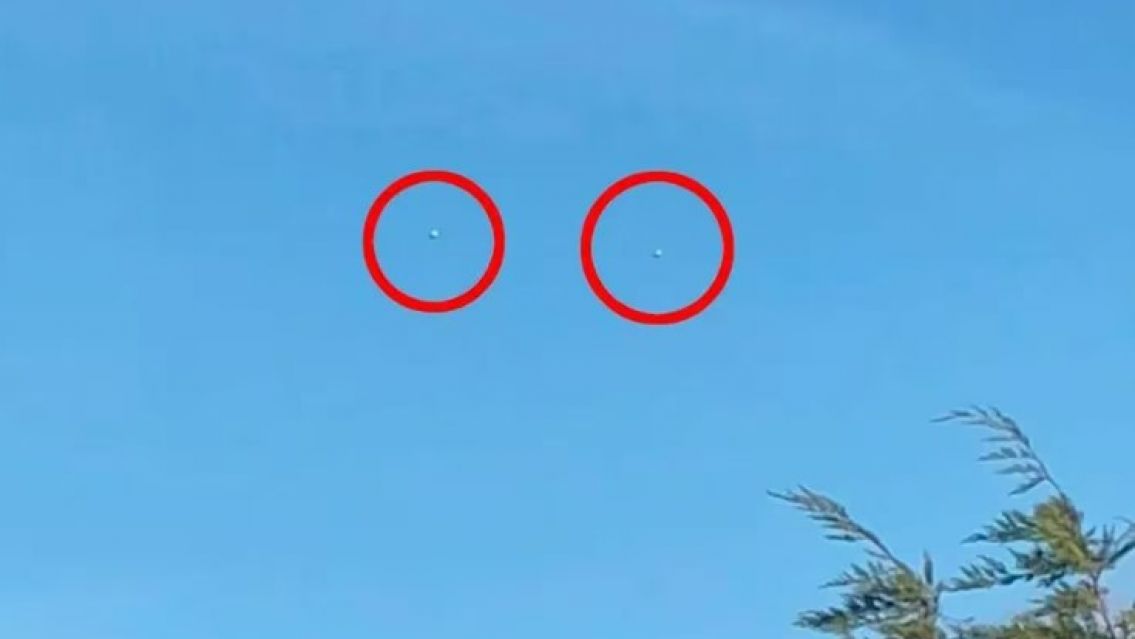 Se llevaron el susto de sus vidas: En plena ruta se cruzaron dos ovnis