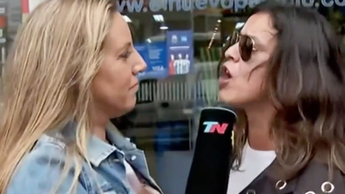 La periodista de TN Paula Bernini fue agredida por una mujer "anti Milei"