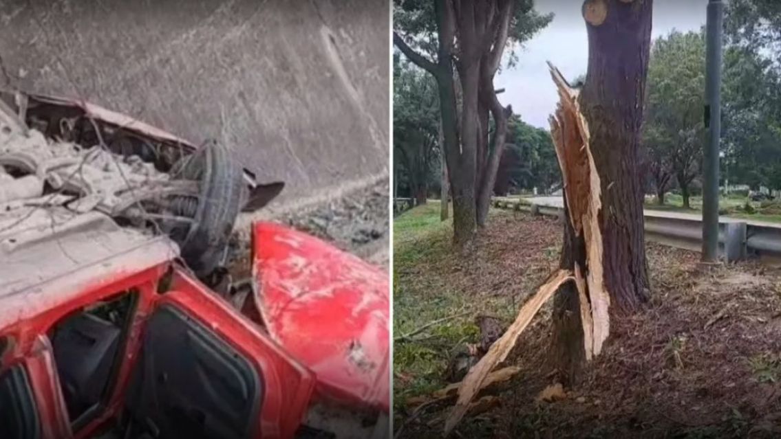 Se durmió y terminó dentro del canal: está en terapia intensiva
