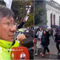 Jujeños en contra de la privatización de Aerolineas: "No queremos volver a los 90"