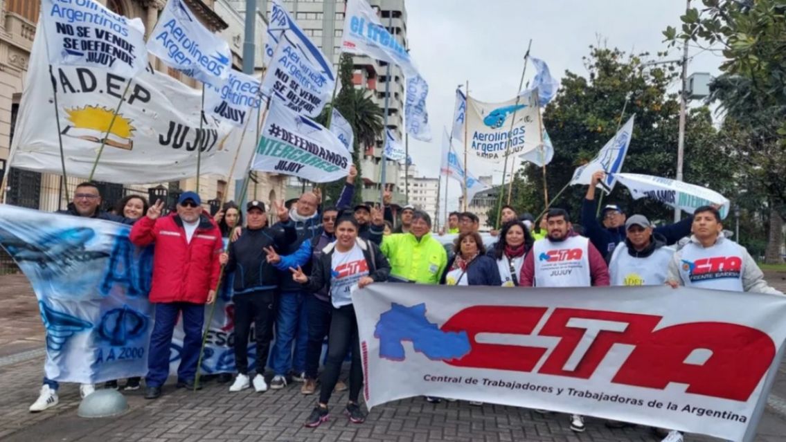 Así fue la marcha contra el gobierno de Milei en Jujuy