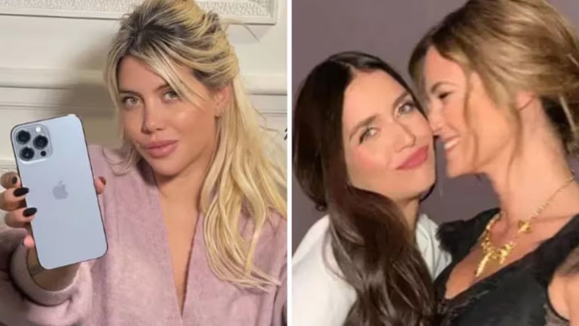 Todo bien con Zaira, todo mal con Wanda Nara. El enojo de Paula Chaves