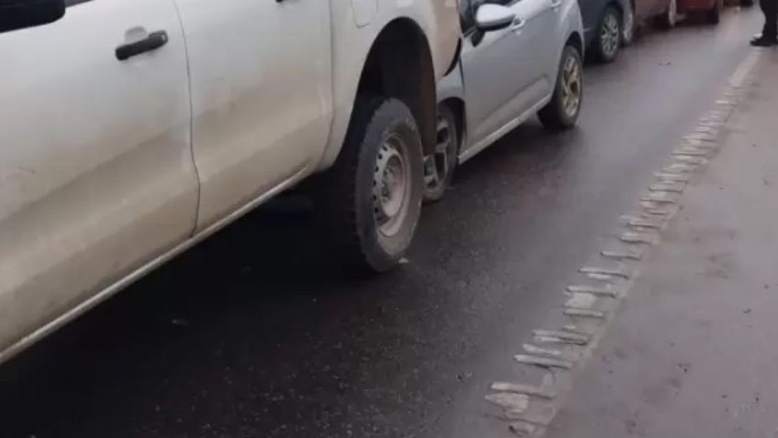 Terrible choque en la 66: Circular con precauci�n