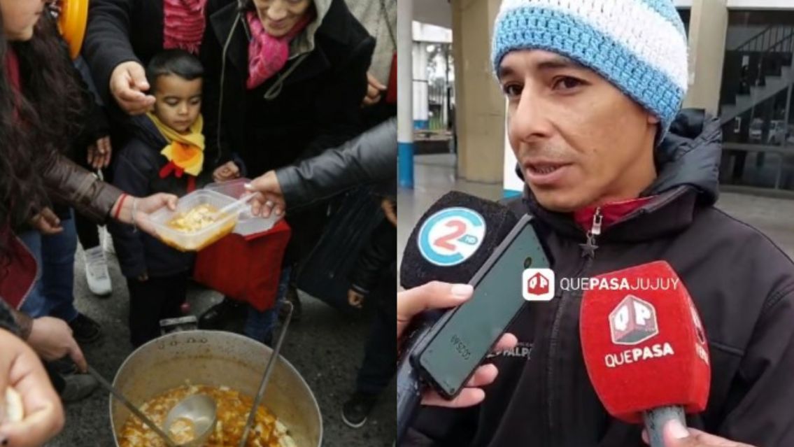 Fr�o en Jujuy: M�s gente en los comedores en busca de un plato de comida caliente