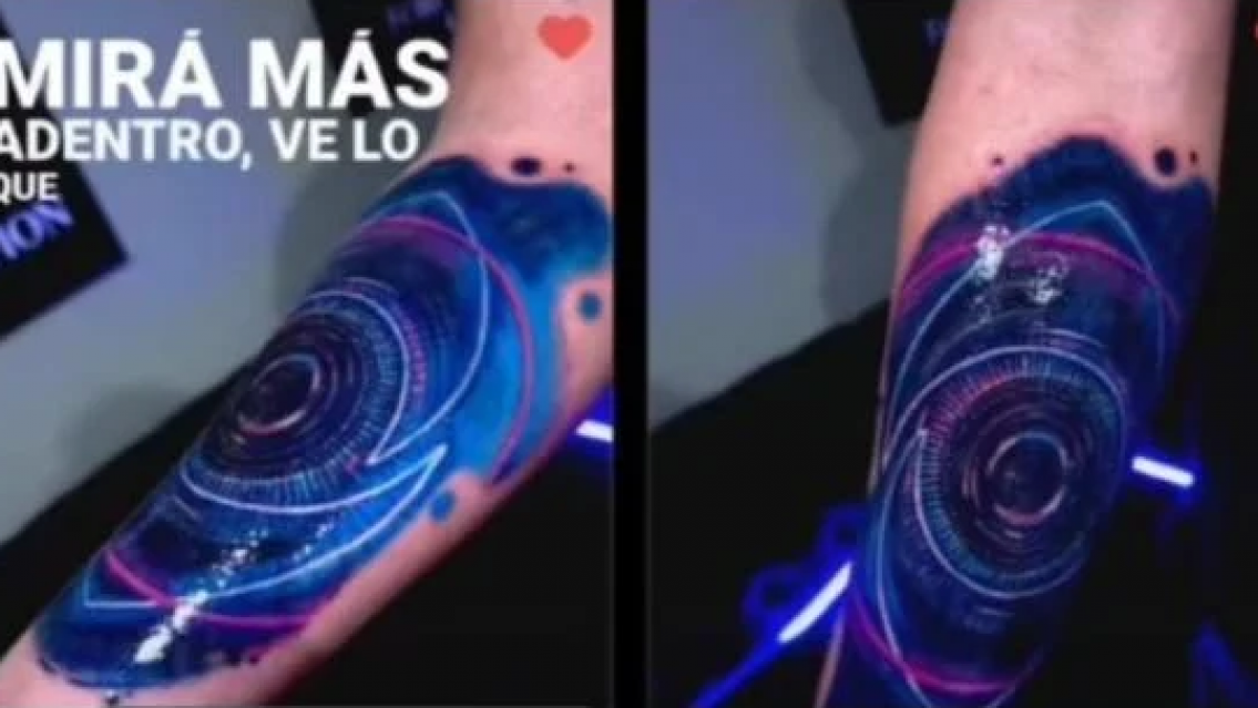 Ex Gran Hermano se tatuó el "ojo" del programa. ¡Es enorme!