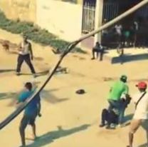 Brutal pelea en El Carmen terminó a los machetazos: Hay internados