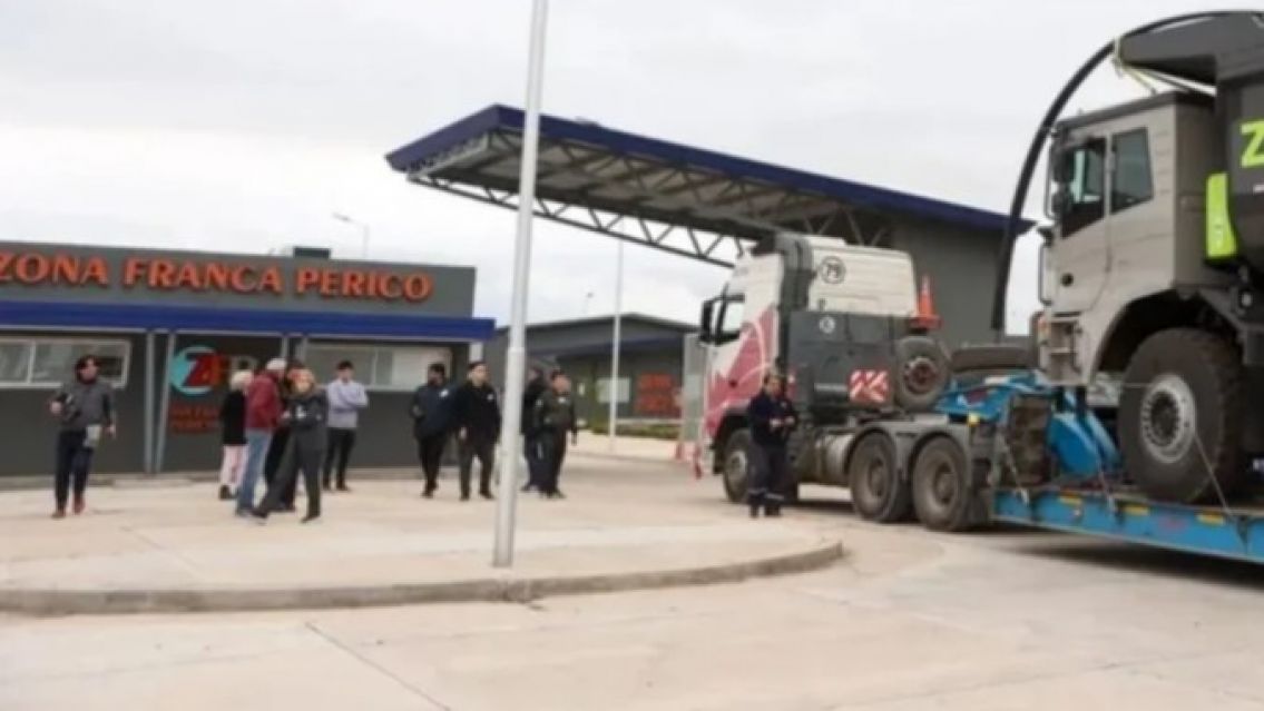 Con el arribo de camiones ya opera la Zona Franca de Perico