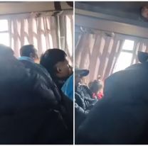 Filtraron el video del salteño que se hizo el loco arriba del bondi: todo mal