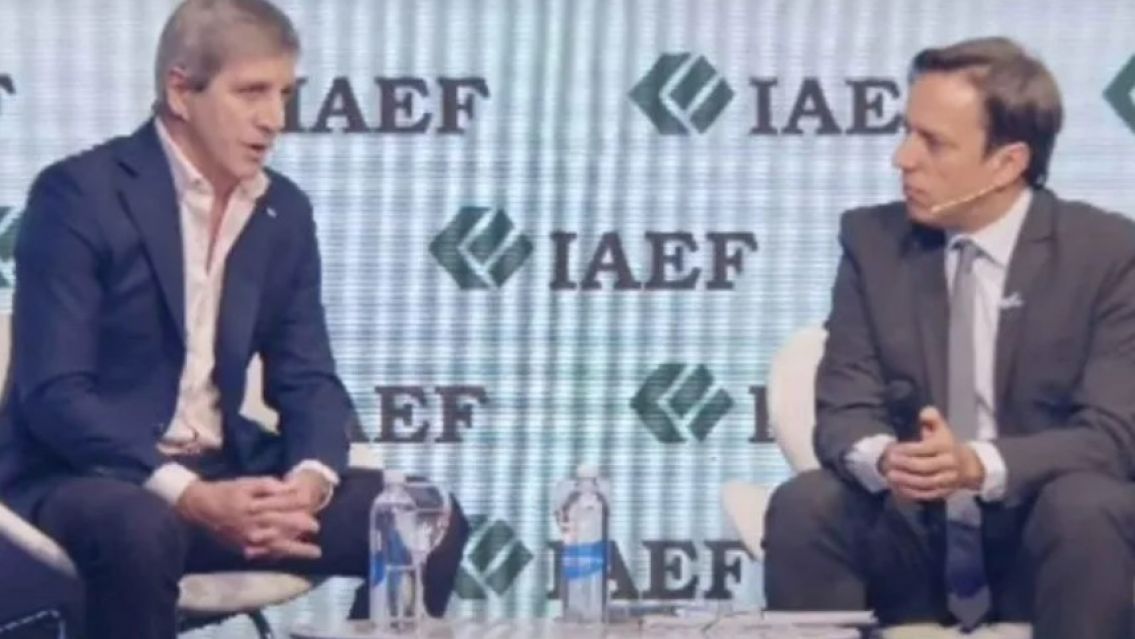 Luis Caputo en el 41° Congreso anual del IAEF: "La recuperación ya se empieza a notar"
