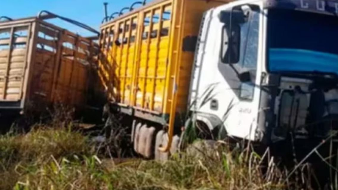 Tr�gico choque entre un cami�n y un auto: murieron un nene, su mam� y su abuela