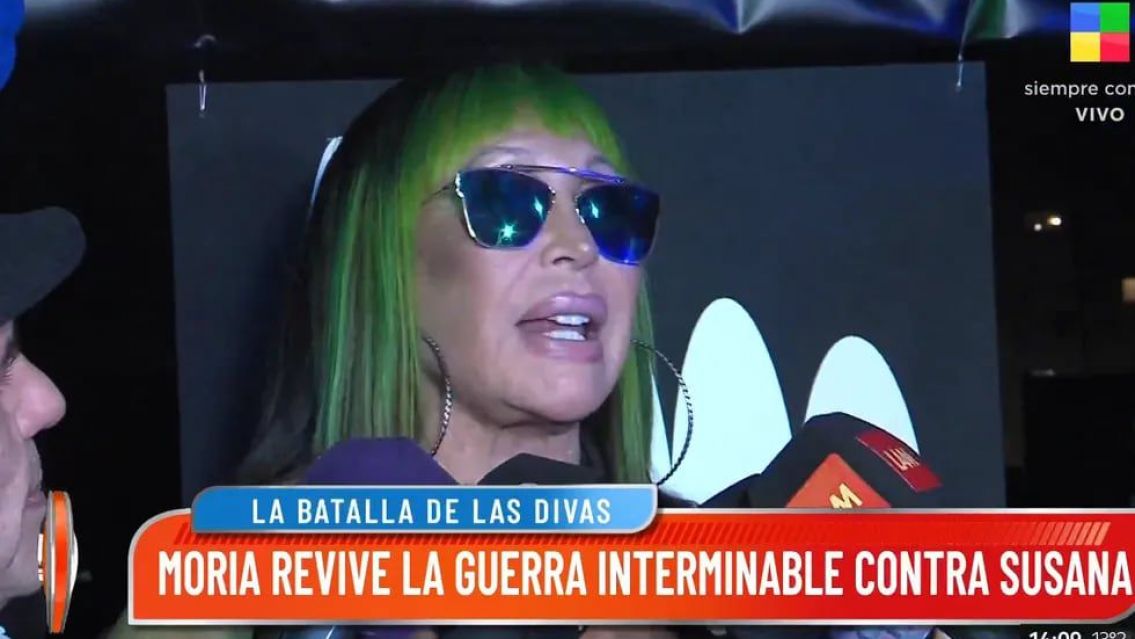Moria Casán apuntó contra Susana Giménez: "Era hora de que trabaje"