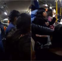 As&iacute; viajan los juje&ntilde;os en los colectivos: "Encerrados por el fr&iacute;o"