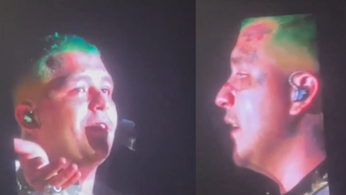 ¿Fue por Cazzu? Christian Nodal rompió en llanto en pleno recital