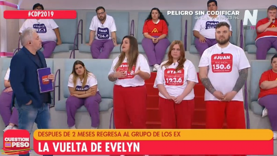 Pesa casi 300 kilos y denuncia gravemente al programa Cuesti�n de Peso