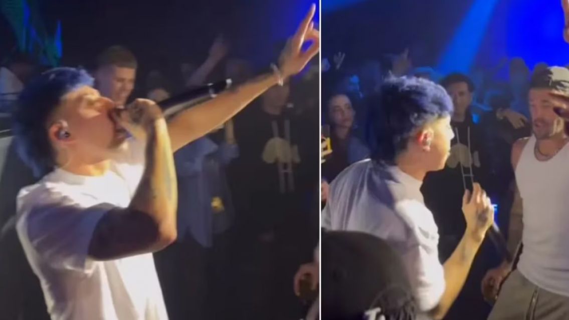 Sorprendieron a Luck Ra de fiesta con un campe�n del mundo: "Descontrolados"