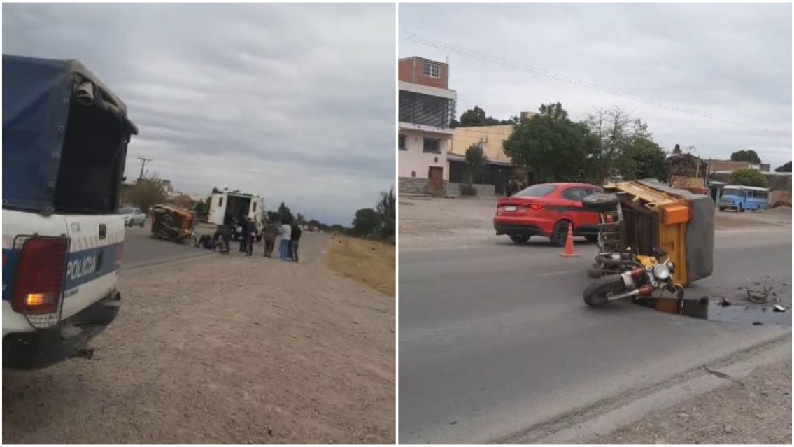 Juje�a choc� en la ruta 34 y hay un herido de gravedad