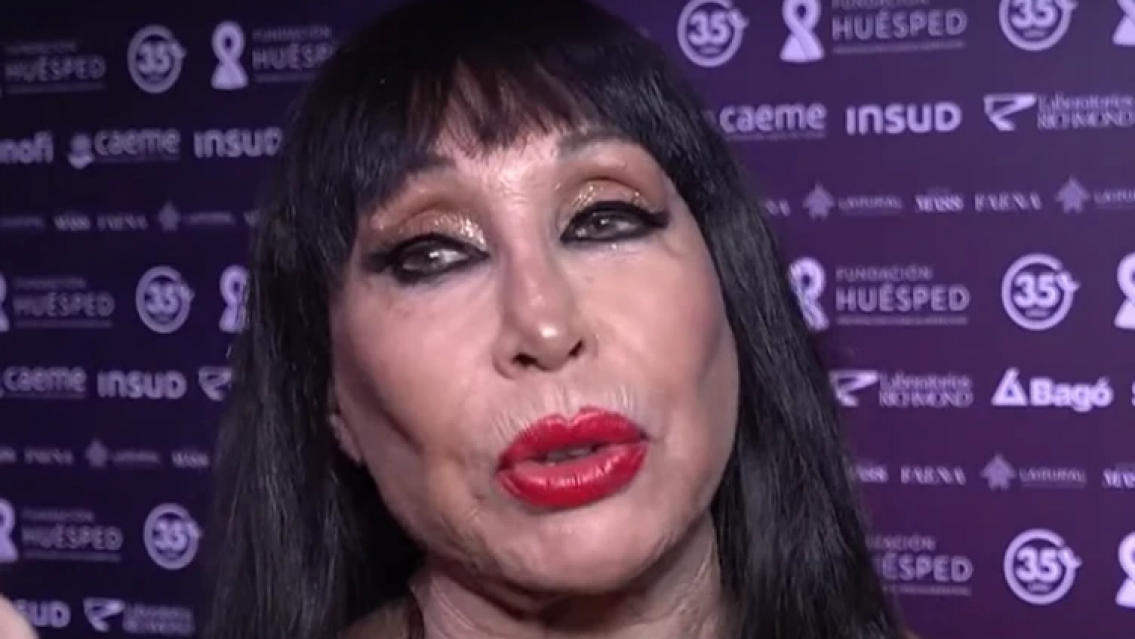 ¿La vieron sin peluca? Los nietos de Moria Casán le dicen "abuelo" en vez de "abuela"