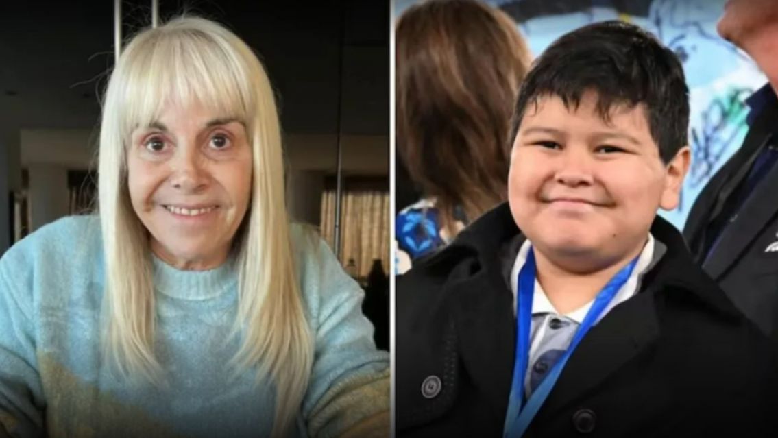 Claudia Villafa�e revel� la primera vez que vio al hijo de Maradona: "Un cachetazo"