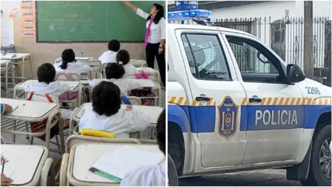 Un alumnito salteño se levantó el uniforme y dejó helada a la seño: "Muy fuerte.."