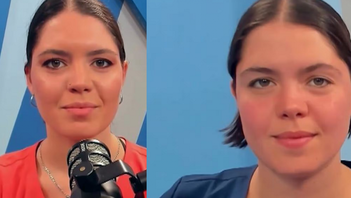 Inc�modo momento de las nietas mellizas del Dr. Alberto Cormillot