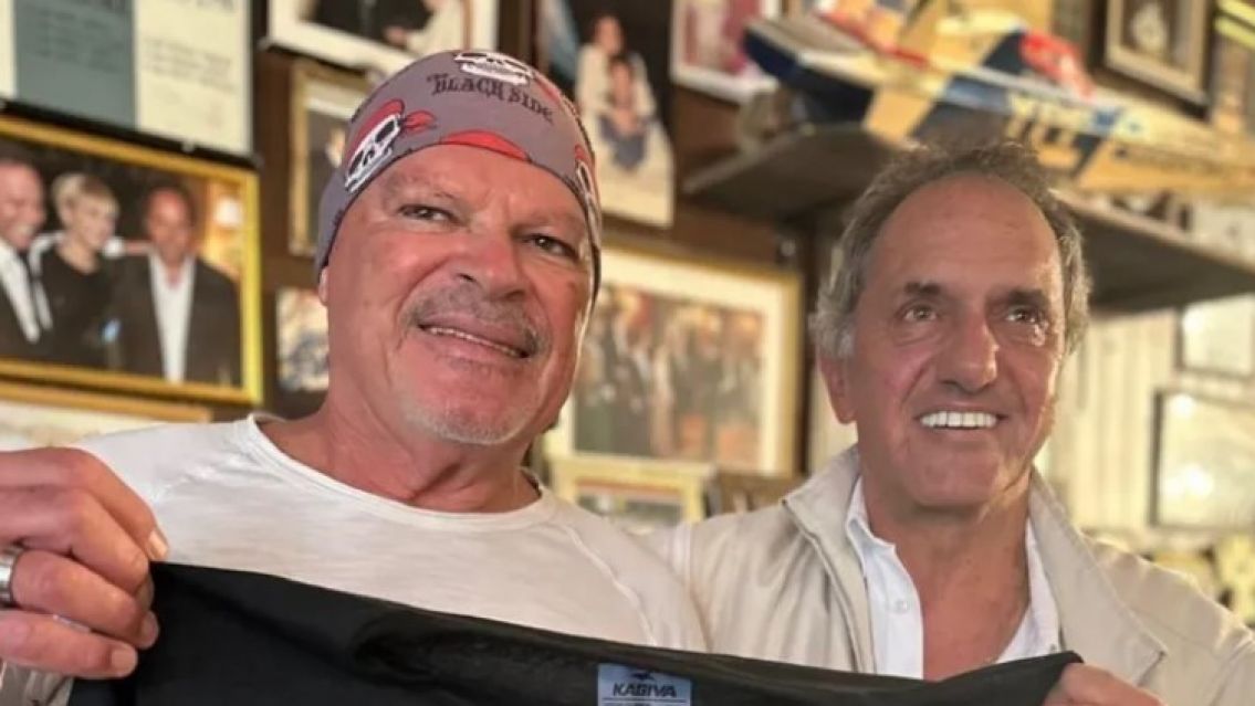 Scioli se junt� con Alfa para respaldar a Javier Milei