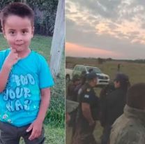 Encontraron huellas de Loan, el nene de 5 años que es intensamente buscado