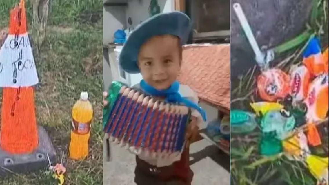 Chupetines y bebidas: lo que encontraron en el camino d�nde se perdi� Loan