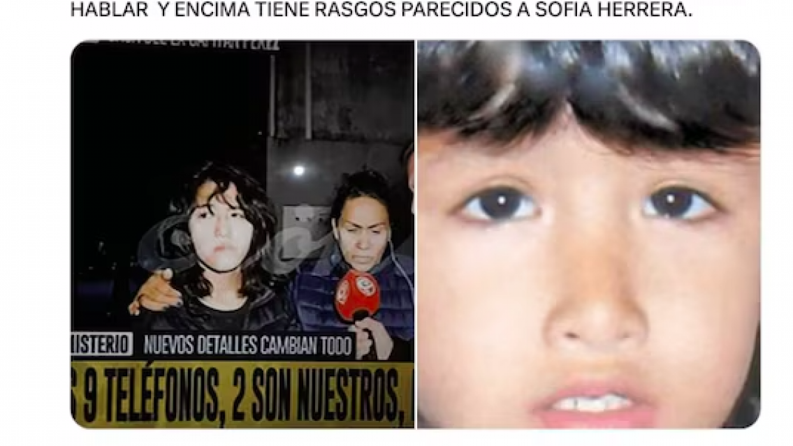 Habl� la mam� de Sof�a Herrera por el parecido con la hija del detenido por Loan