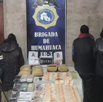 Secuestraron casi 8 kilos de coca&iacute;na y 6 de marihuana en la zona de las Salinas de Jujuy