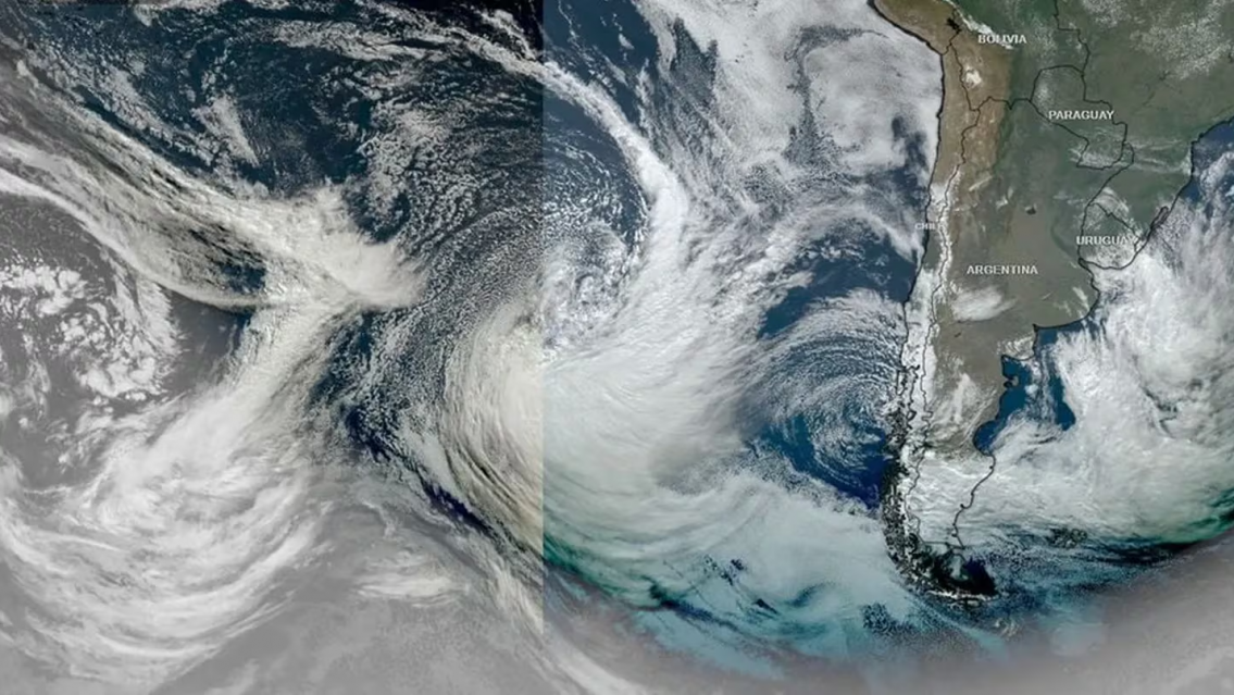 En el mapa se ve clarito, el fen�meno natural que podr�a afectar al pa�s