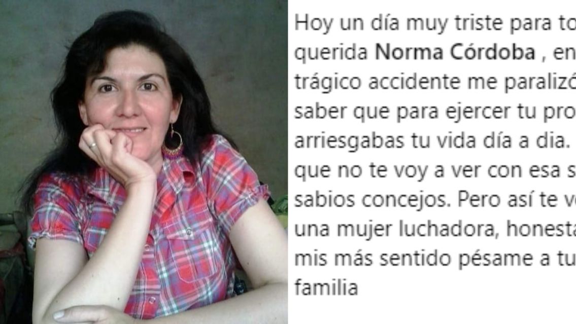 El tristísimo mensaje de una vecina de la maestra que murió en Ruta 34