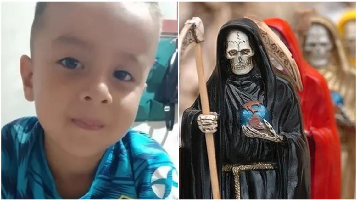 Devotos de San la Muerte piden por Loan: "Es una tradición para nosotros"