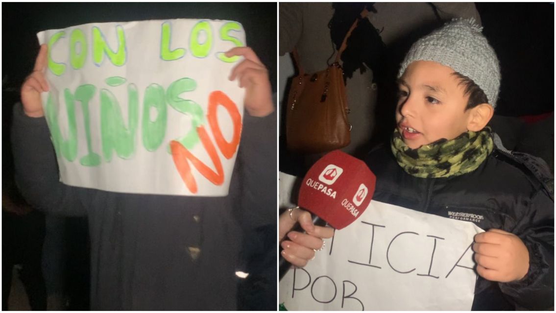 Mirko, el salte�ito que sali� a la calle a pedir por Loan: "Vinimos por Justicia"