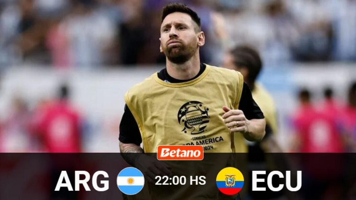 Con Messi desde el arranque, Argentina enfrenta a Ecuador por los cuartos de final de la Copa Am�rica