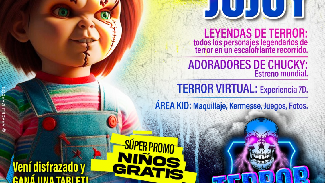 Ven� a Terror Aventura estas vacaciones y pod�s ganar una tablet