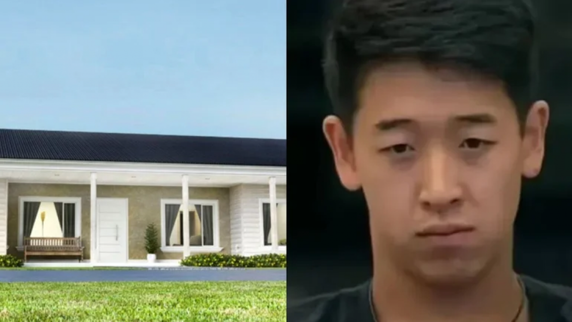 Son solo paredes, desilusi�n del Chino con la casa que gan� en Gran Hermano