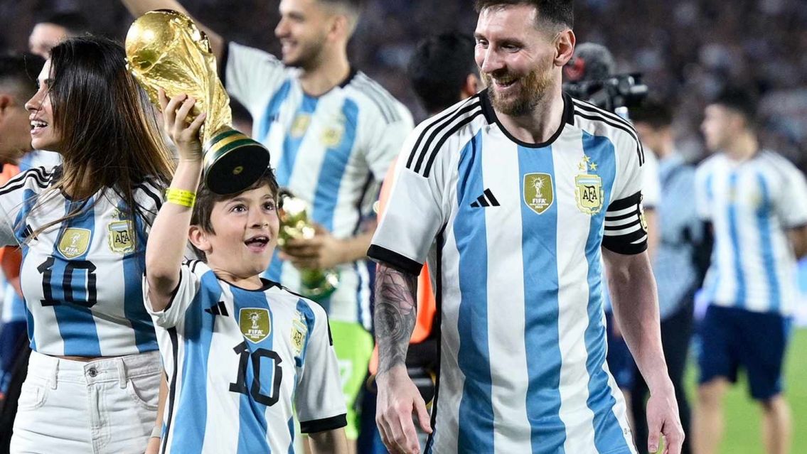 El pedido de Thiago Messi a su pap� en medio de los festejos por la Copa Am�rica 2024 [VIDEO]