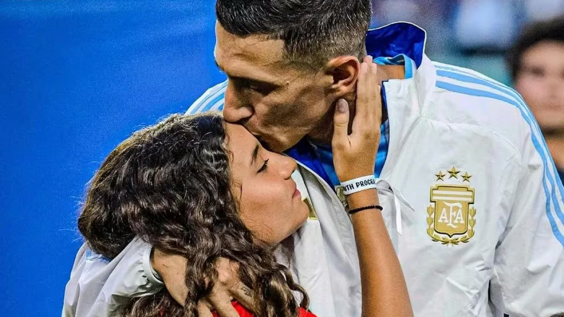 La carta de M�a, la hija de �ngel Di Mar�a: "Querido Papi"